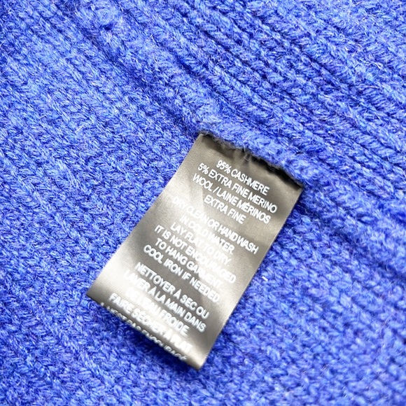 Maria Cornejo Purple Loop Knit Cashmere & Wool Sweater Coat - Picture 11 of 16